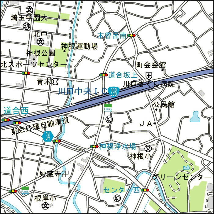 現地周辺地図