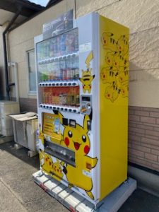 自動販売機にて