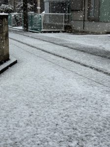 3月の雪景色